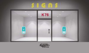 Καλοκαιρινά εκπτωτικά αυτοκόλλητα βιτρίνας Κ76